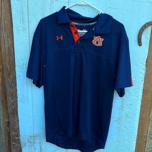 Men's under armour, Auburn, Tigers polo size small